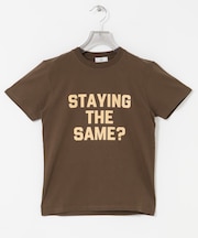 Teya　Flock Letter T-shirts