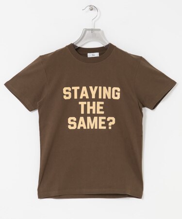 Teya　Flock Letter T-shirts