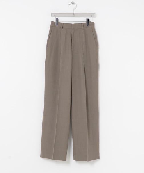 new basic WOOL TWILL SLACKS PANTS