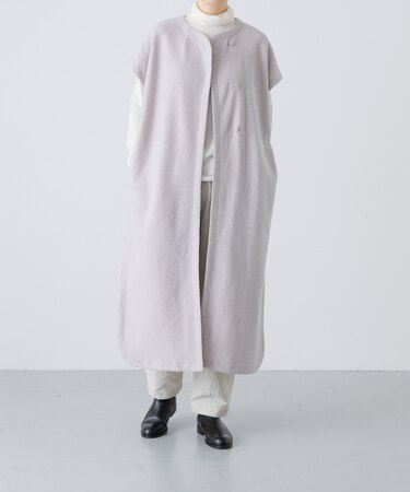 『一部WEB限定カラー』ウールミルドジレワンピース