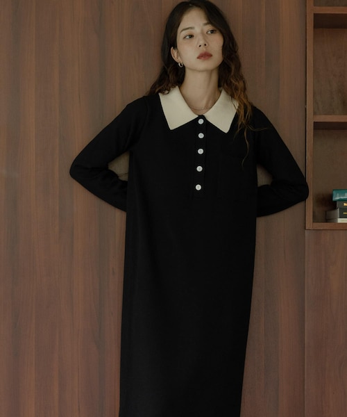 新品　アーバンリサーチ　ラブニットロングワンピース WEB限定』ニットポロワンピース｜アーバンリサーチの通販｜&mall