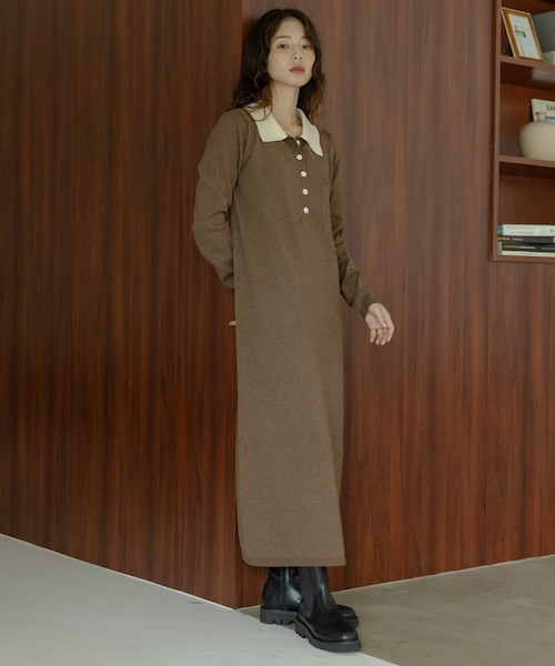 WEB限定』ニットポロワンピース｜アーバンリサーチの通販｜&mall