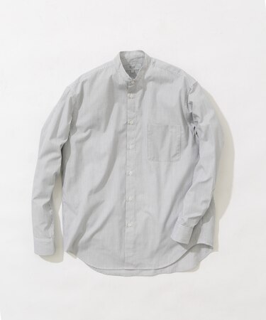 アーバンリラックスバンドカラーシャツ