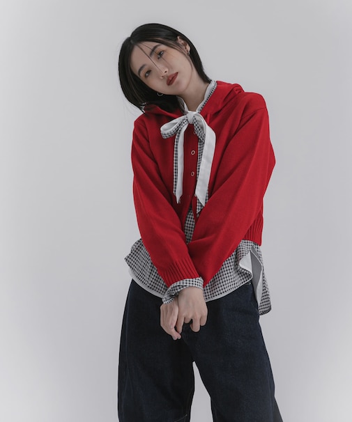 コンパクトフーディセーター