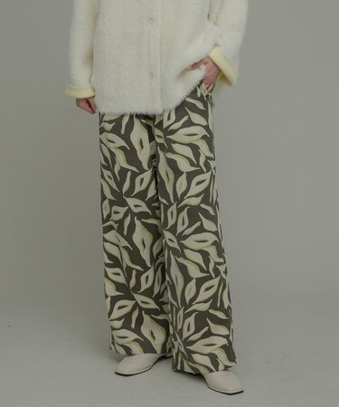 ニュアンスプリントイージーパンツ