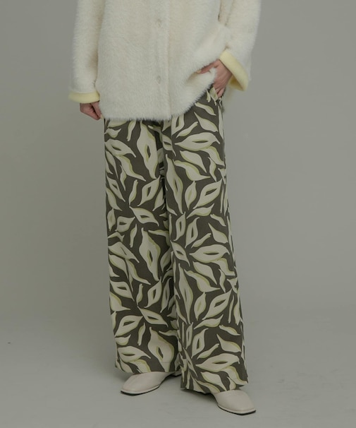 ニュアンスプリントイージーパンツ