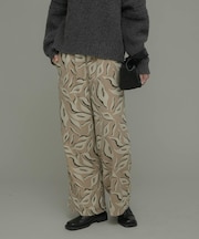 ニュアンスプリントイージーパンツ