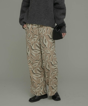 ニュアンスプリントイージーパンツ