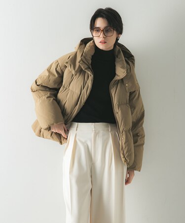 2WAYフーデットダウンコート