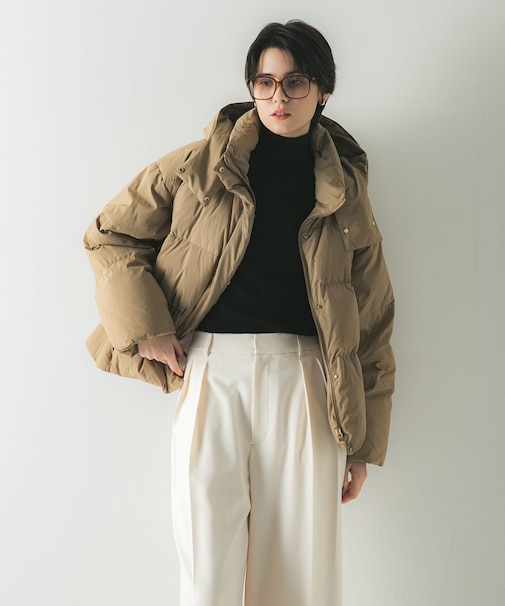 2WAYフーデットダウンコート