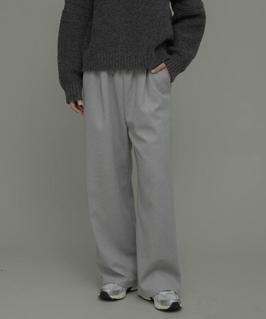 『WEB限定』起毛イージーワンタックパンツ