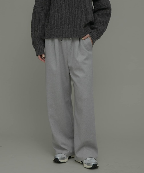 『WEB限定』起毛イージーワンタックパンツ