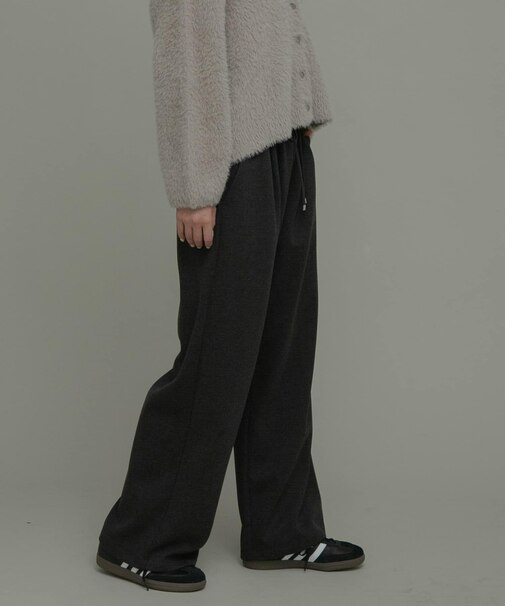 『WEB限定』起毛イージーワンタックパンツ