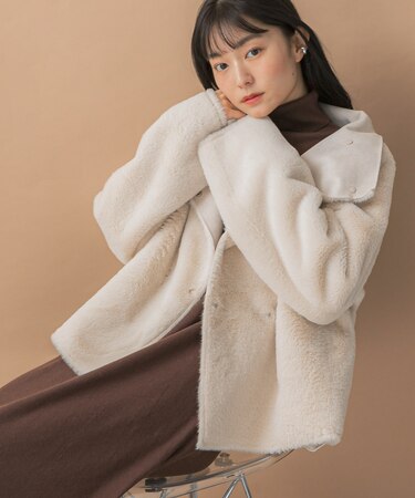 『WEB限定』リバーシブルファーブルゾン