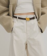 プレートバックルベルト