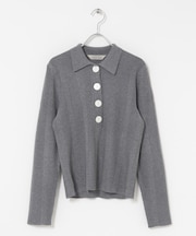 Torrazzo Donna　Rib Knit Polo Shirt