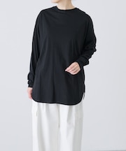 コットンクルーネックカットソー