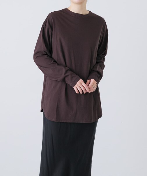 コットンクルーネックカットソー