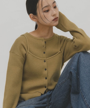 ビスチェSETニット