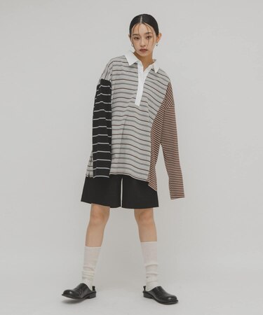 オーバーサイズラガーシャツ