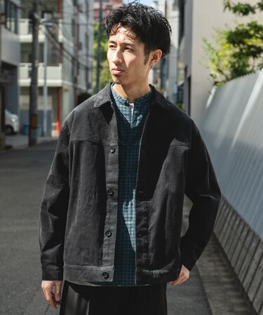 コーデュロイ トラッカージャケット