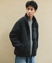 URD防風ボアジップブルゾン