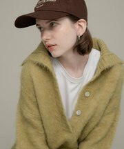 ヘアリースキッパーニットプルオーバー