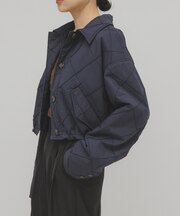 キルティングシャツブルゾン