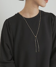 ノットロングネックレス