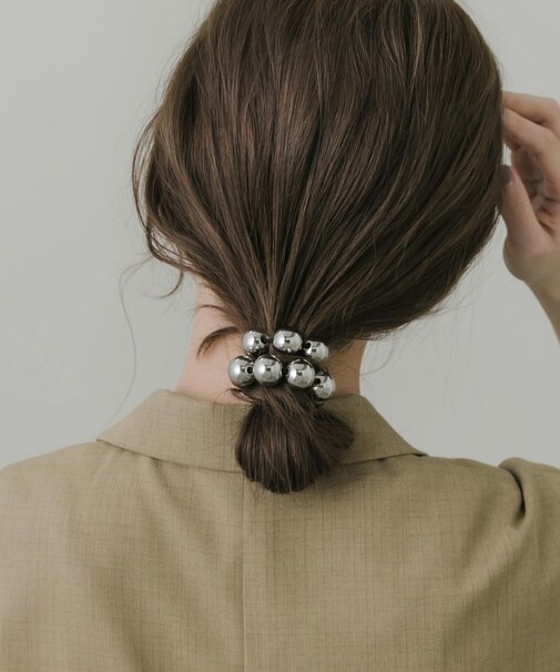 メタルボールヘアゴム