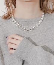 メタルボール2セットネックレス