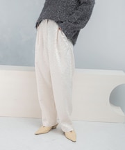 ジャガードタックパンツ