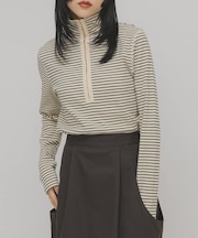 タートルホックボーダートップス