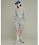 ニットプルオーバー×ショートパンツセット