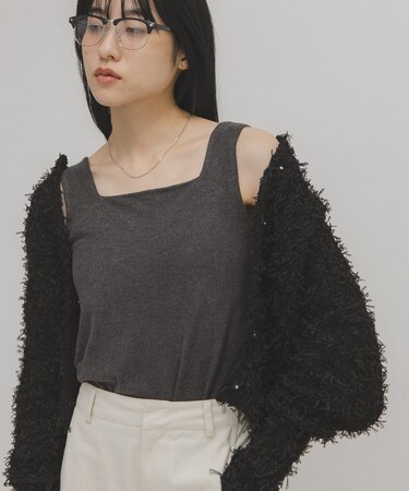 ピーチスキン2WAYタンクトップ