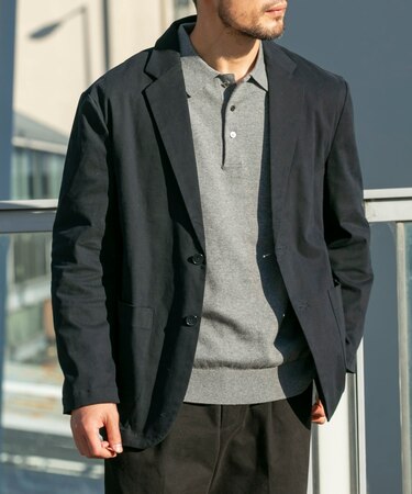 『XLサイズあり』ピーチツイルストレッチシングルジャケット