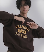 スウェットライクカレッジロゴニット