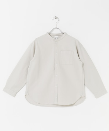 『WEB／一部店舗限定』『親子リンク』起毛ネルバンドカラーシャツ(KIDS)