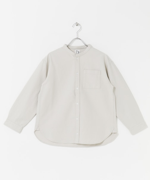 『WEB／一部店舗限定』『親子リンク』起毛ネルバンドカラーシャツ(KIDS)