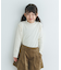 『WEB／一部店舗限定サイズ』メローフリルリブハイネックTシャツ(KIDS)