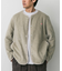 DANTON　FLEECE COLLARLESS JACKET