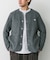 DANTON　FLEECE COLLARLESS JACKET