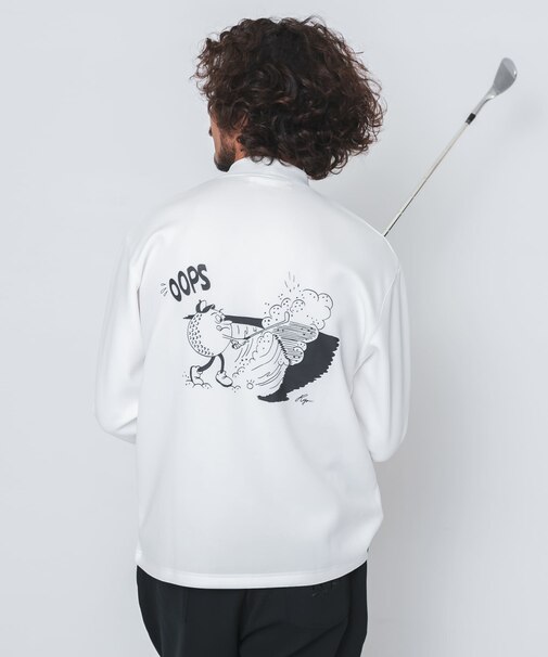 OOPS×RYUAMBE 　モックネックロングTシャツ