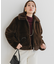 F by ROSSO　ファーZIPショートコート