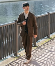 『XLサイズあり』起毛カットツイルセットアップ