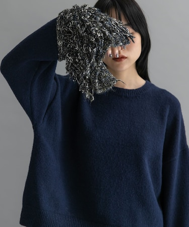 『WEB限定』MIXドッキングニット