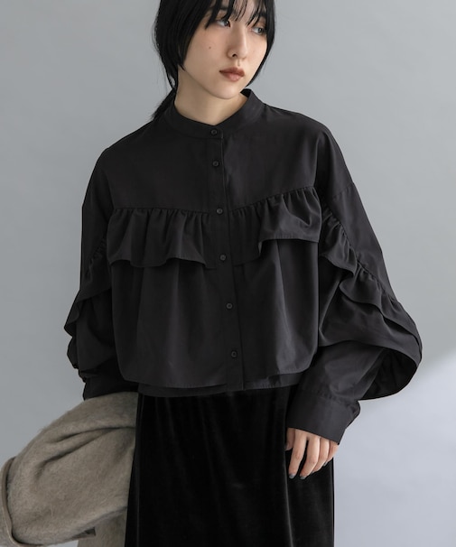 『WEB限定』ラッフルデザインブラウス