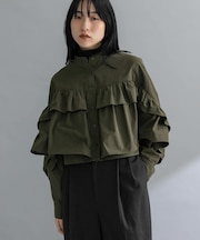 『WEB限定』ラッフルデザインブラウス