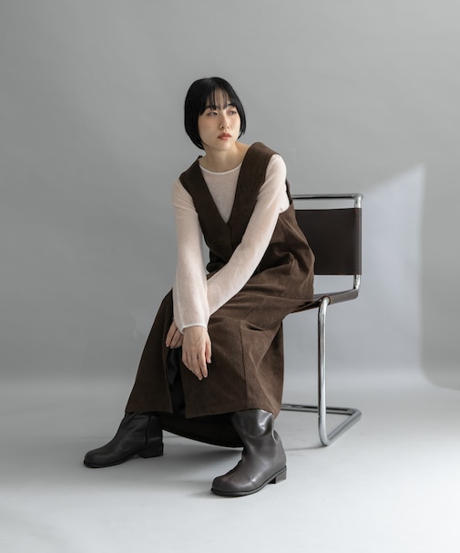 『WEB限定』コーデュロイクロスジャンパースカート