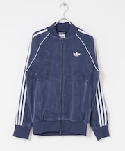 adidas ベロアトラックジャケット
